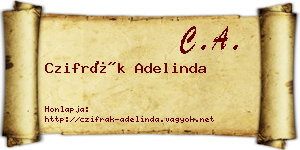 Czifrák Adelinda névjegykártya